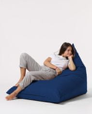 Atelier Del Sofa Vrtna vreča Bean Bag, piramida Big Bed Pouf - temno modra