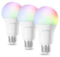 TESLA Smart Bulb žarnice, RGB, 11W, E27, 3 kosi