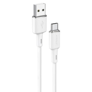 AceFast USB kabel - USB-C 3A 1,2 m, bel
