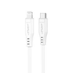 slomart acefast mfi usb kabel tipa c - lightning 1,2 m, 30 W, 3a, bel (c3-01 white)