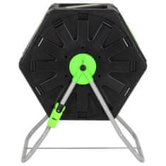 Vidaxl Vrtljivi kompostnik 60x43x74 cm 70 L polipropilen