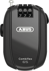 Abus Combiflex StopOver 65 ključavnica z izvlečno pletenico