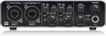 Behringer Behringer UMC202HD avdio vmesnik, 2-kanalni, USB, črn