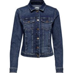 ONLY Ženska jakna ONLWESTA LS DNM JACKET CC PIM100221 Dark Blue Denim (Velikost 42)