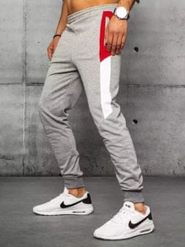 Dstreet Moške športne hlače Chai svetlo siva