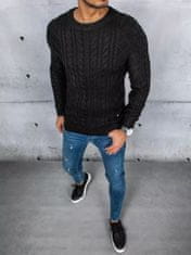 Dstreet Klasični moški pulover Mukon črna L