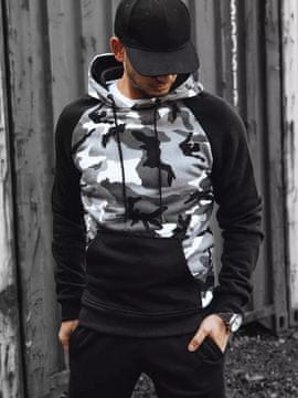 Dstreet Moška majica s kapuco Neika svetlo siva