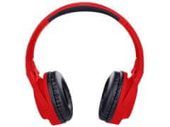 Trevi DJ 601 M naglavne slušalke, HiFi, 3.5mm jack, zložljive, rdeče