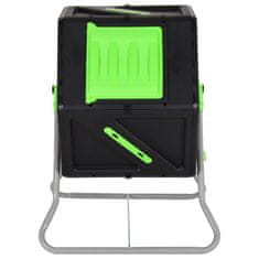 Vidaxl Vrtljivi kompostnik 60x58x74 cm 105 L polipropilen
