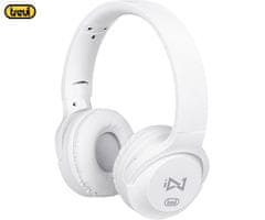 Trevi DJ 601 M naglavne slušalke, HiFi, 3.5mm jack, zložljive, bele - kot nov