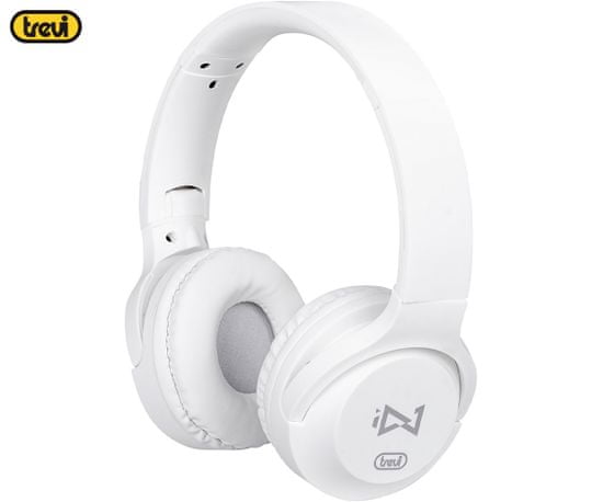 Trevi DJ 601 M naglavne slušalke, HiFi, 3.5mm jack, zložljive, bele - rabljeno