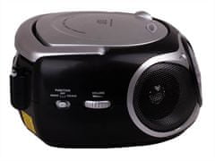 Trevi CD 512 Boombox radijski in CD predvajalnik, FM Radio, AUX, LCD zaslon, antena, črn