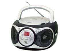 Trevi CD 512 Boombox radijski in CD predvajalnik, FM Radio, AUX, LCD zaslon, antena, črn