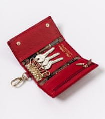 Peterson Usnjena etui za ključe s predali za shranjevanje