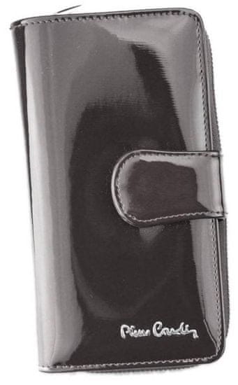 Pierre Cardin Vertikalna lakasta ženska denarnica z zaponko