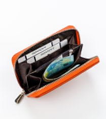 David Jones Priročna ženska denarnica iz zrnatega eko usnja z zadrgo
