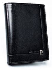 Pierre Cardin Vertikalna, tanka moška denarnica iz kakovostnega RFID naravnega usnja