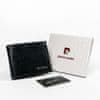 Priročna, zložljiva moška denarnica iz naravnega usnja, RFID