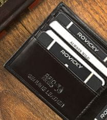 Always Wild Masivna usnjena moška denarnica z RFID zaščito in držalom za kartico