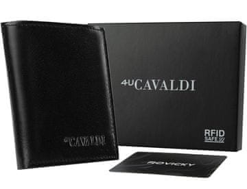 4U Cavaldi Velika usnjena denarnica z RFID Stop zaščito