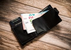 Peterson Elegantna denarnica s podajalnikom kartic in RFID zaščito