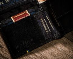 Peterson Moška usnjena ležeča denarnica z RFID sistemom