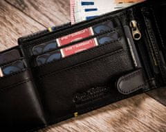 Peterson Moška vodoravna denarnica iz naravnega usnja