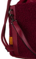 David Jones Majhna ženska torbica v obliki torbice oblečena v pliš