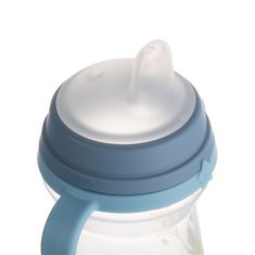 Canpol babies BONJOUR PARIS FirstCup skodelica s silikonskim pitnikom, 150 ml, modra