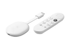 Google CHROMECAST 4 HD multimedijski center, Full HD, Google TV + Assistant, daljinec, glasovno upravljanje