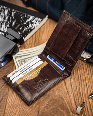 Always Wild Moška usnjena denarnica za kartice