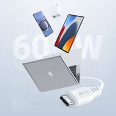 AceFast Kabel za telefon USB-C 60 W 20 V 3 A 1,2 m bel