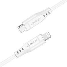 slomart acefast mfi usb kabel tipa c - lightning 1,2 m, 30 W, 3a, bel (c3-01 white)