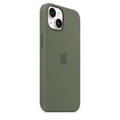 Apple ovitek za iPhone 14, MagSafe, silikon, olivna barva (MQU83ZM/A)