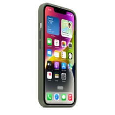 Apple ovitek za iPhone 14, MagSafe, silikon, olivna barva (MQU83ZM/A)