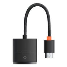 BASEUS Lite adapter HDMI - VGA / 3.5mm mini jack / micro USB, črna