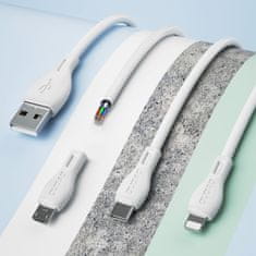 DUDAO A1SEU polnilnik USB 7.5W + kabel Micro USB, belo
