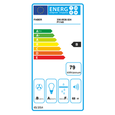 Faber SteelMax EV8 LED BK/X A55 kuhinjska napa