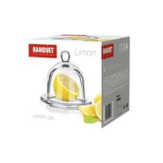 Banquet Stekleni kozarec za limono LIMON premera 12,5 cm, komplet 4 kosov