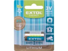 Extol Energy Litijeva baterija, 3 V (CR123A), 1600 mAh