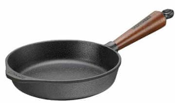 shumee SKEPP - Globoka ponev 20 cm, lesen ročaj