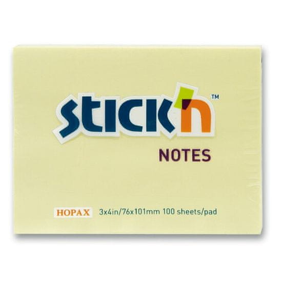 Stick´n Notes samolepilni listek 76 × 101 mm, 100 listov