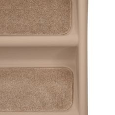 Vidaxl Zložljive stopnice za pse rjave 62x40x49,5 cm