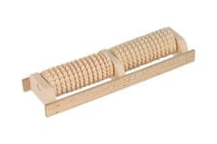 Čisté dřevo Leseni masažni aparat za noge Pure Wood - 2 valjčka