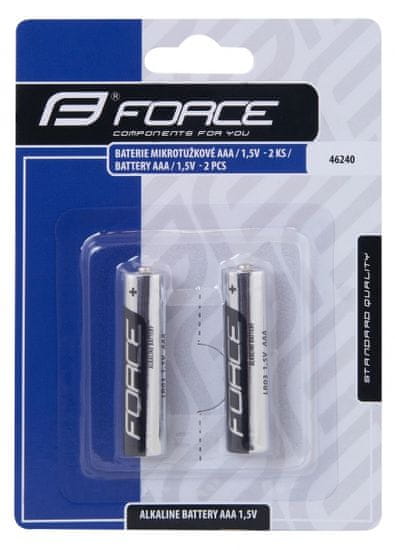 Force Alkalne baterije AAA 2 kosa