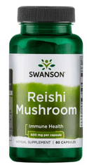 Swanson Goba Reishi, 600 mg, 60 kapsul
