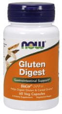 NOW Foods Gluten Digest, encimi za prebavo glutena, 60 zeliščnih kapsul