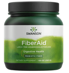 Swanson FiberAid macesen Arabinogalactan AG (prebiotična vlakna), 250 g