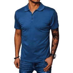 Dstreet Moška polo majica Q01 modra px0551 M