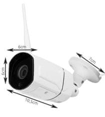 brezžična zunanja nadzorna kamera z mikrofonom (14204)
